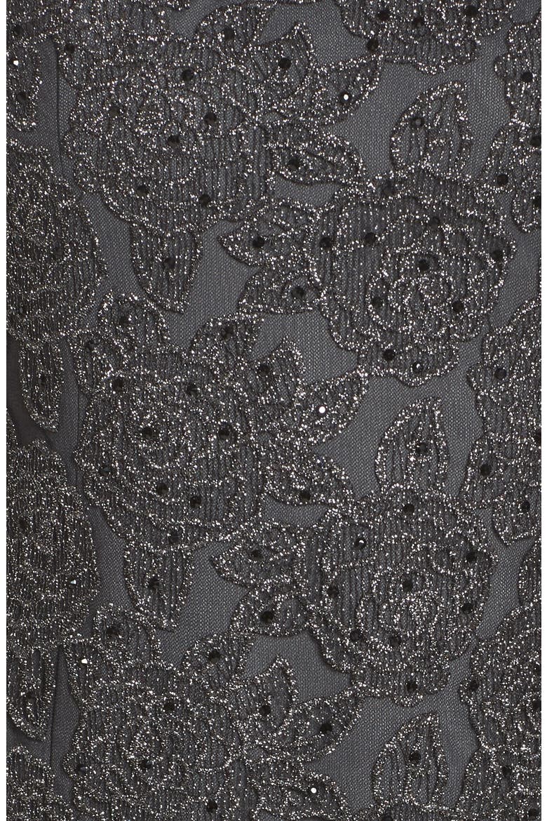 Lace Sheath Dress, Alternate, color, GUNMETAL