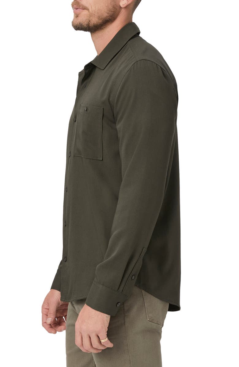 PAIGE Wardin Solid Button-Up Shirt, Alternate, color, 
