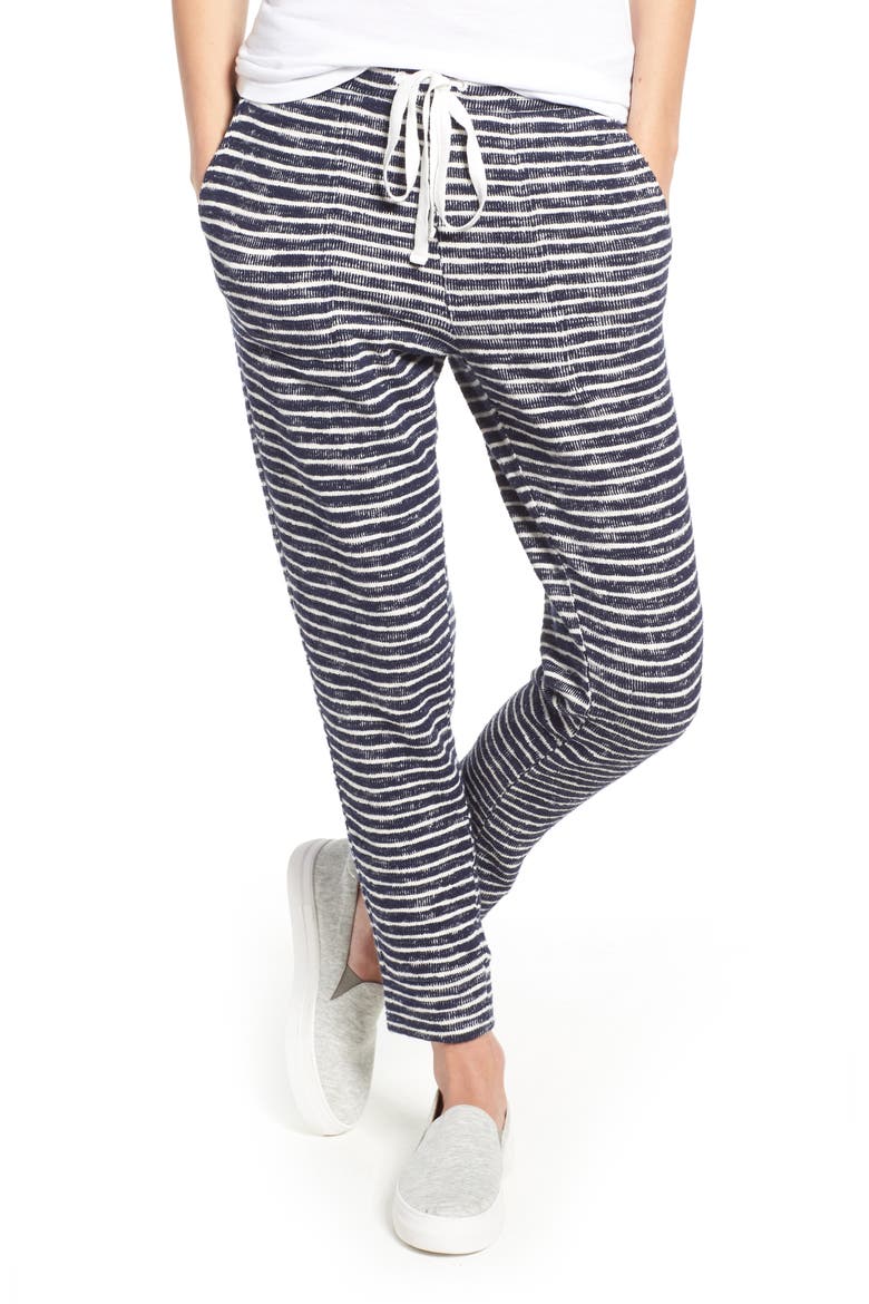 Textureline Upstate Sweatpants, Main, color, BLUE/ WHITE
