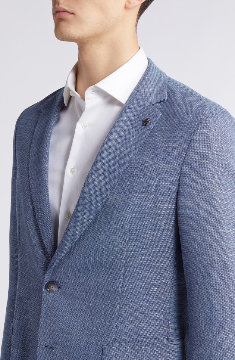 BOSS Hanry Slub Stretch Sport Coat, Alternate, color, Open Blue