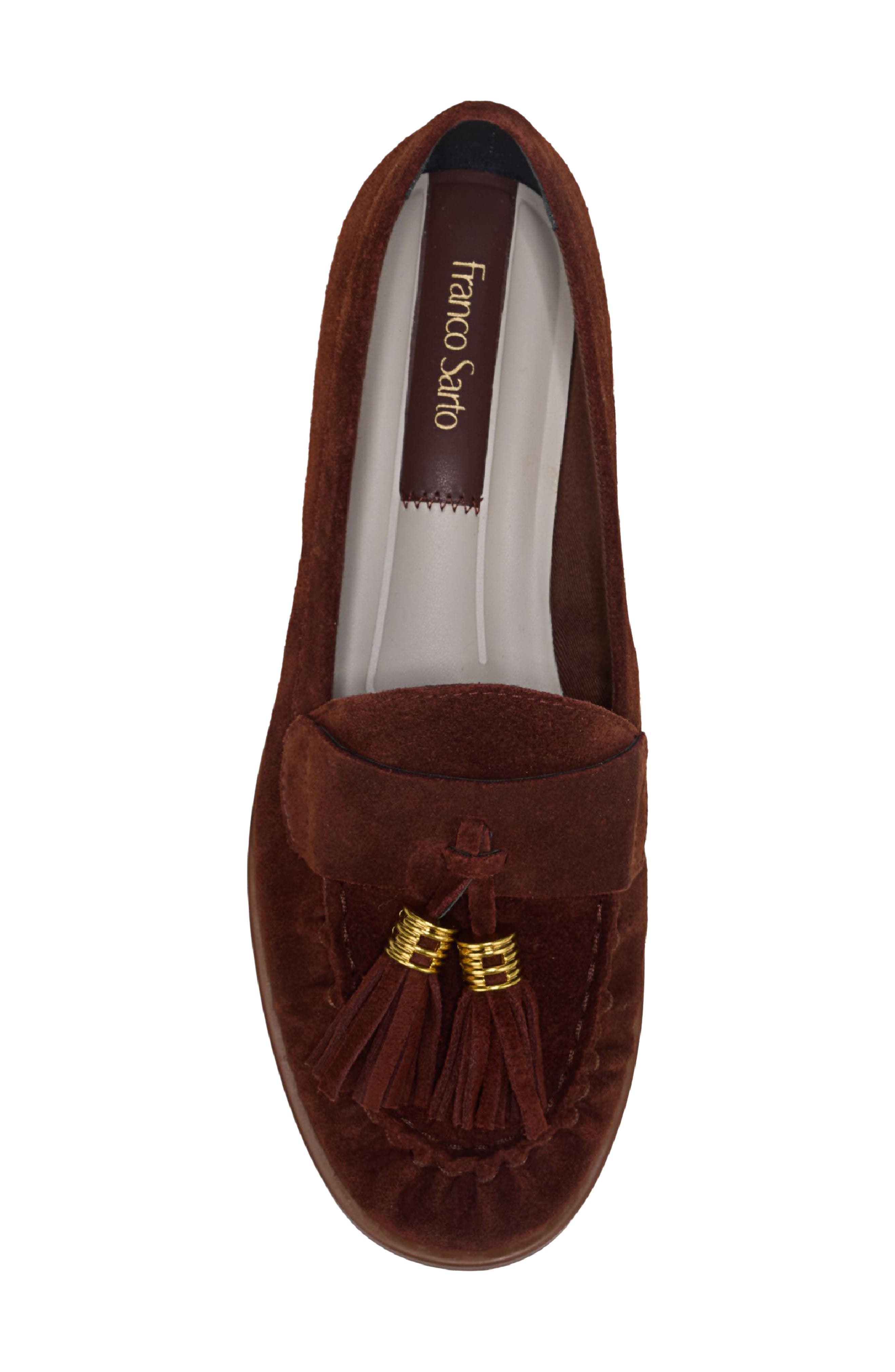 Carita Tassel Loafer, Alternate, color, COFFEE BEAN