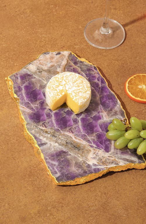 Tiramisu Amethyst Majesty Serving Platter In Purple