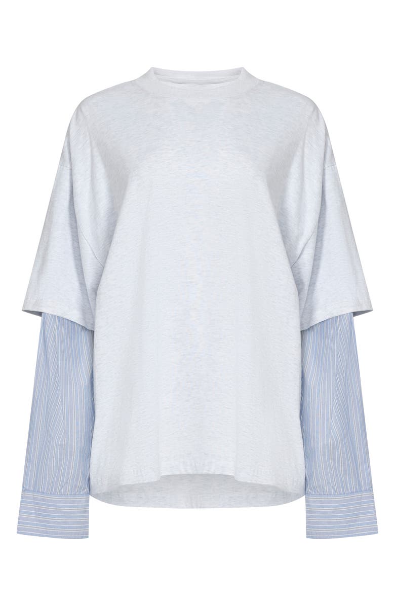 LIONESS Layered Look Oversize T-Shirt, Alternate, color, 