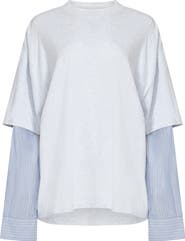 LIONESS Layered Look Oversize T-Shirt