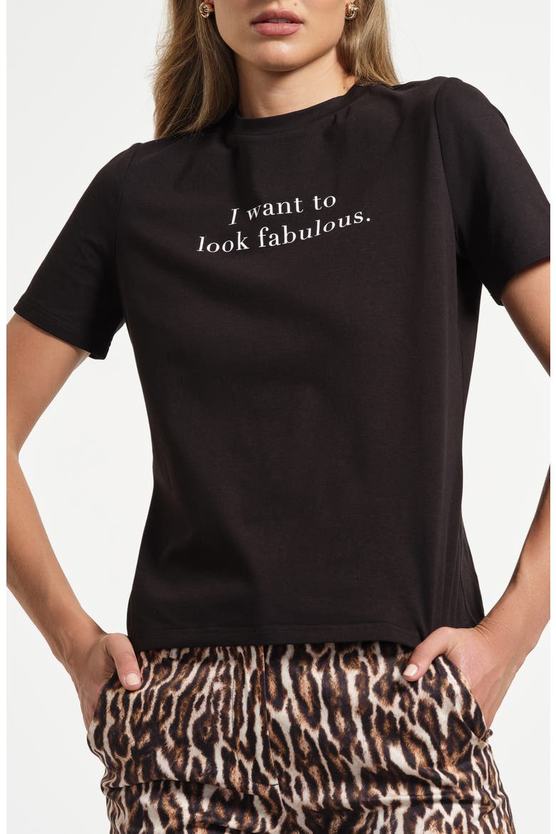 Stretch Cotton Graphic T-Shirt, Main, color, FABULOUS TEE