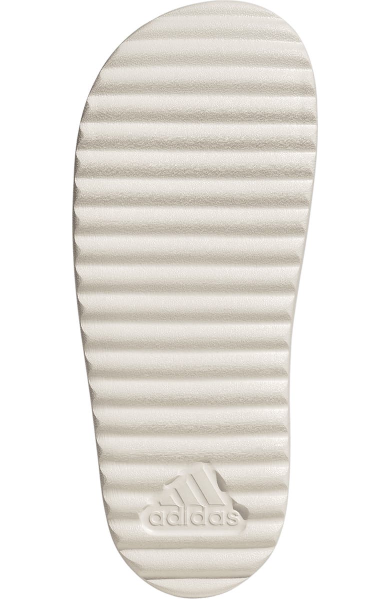 adidas Adilette Platform Slide Sandal, Alternate, color, Chalk White/ White/ Grey