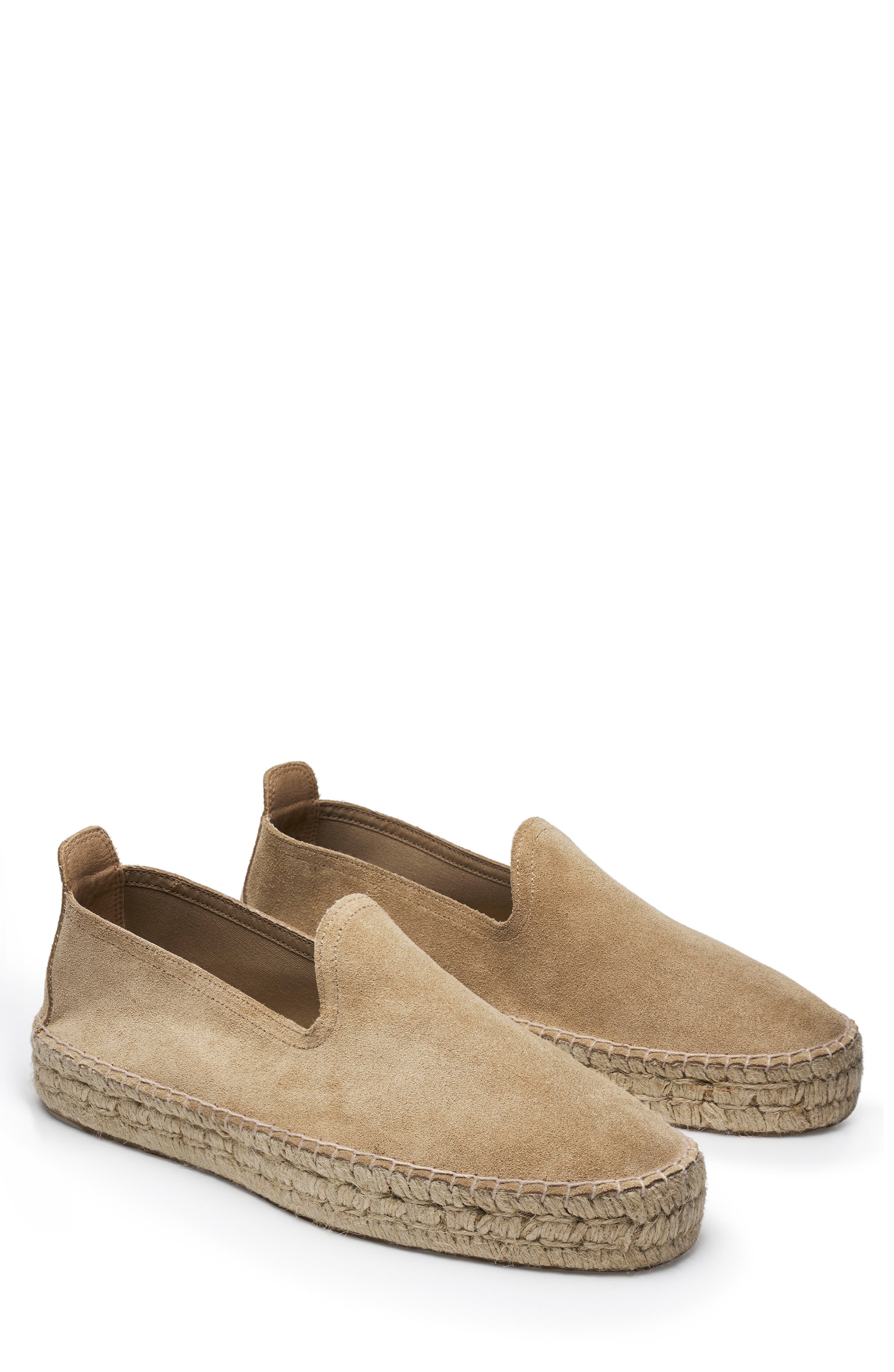 MORJAS The Espadrille, Alternate, color, Beige Suede