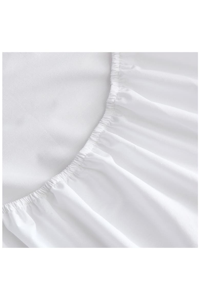 200 Thread Count Cotton Sheet Set, Alternate, color, DECK WHITE