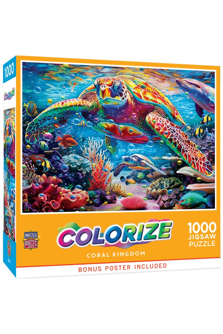Coral Kingdom 1000 Piece Jigsaw Puzzle, Main, color, Multicolor