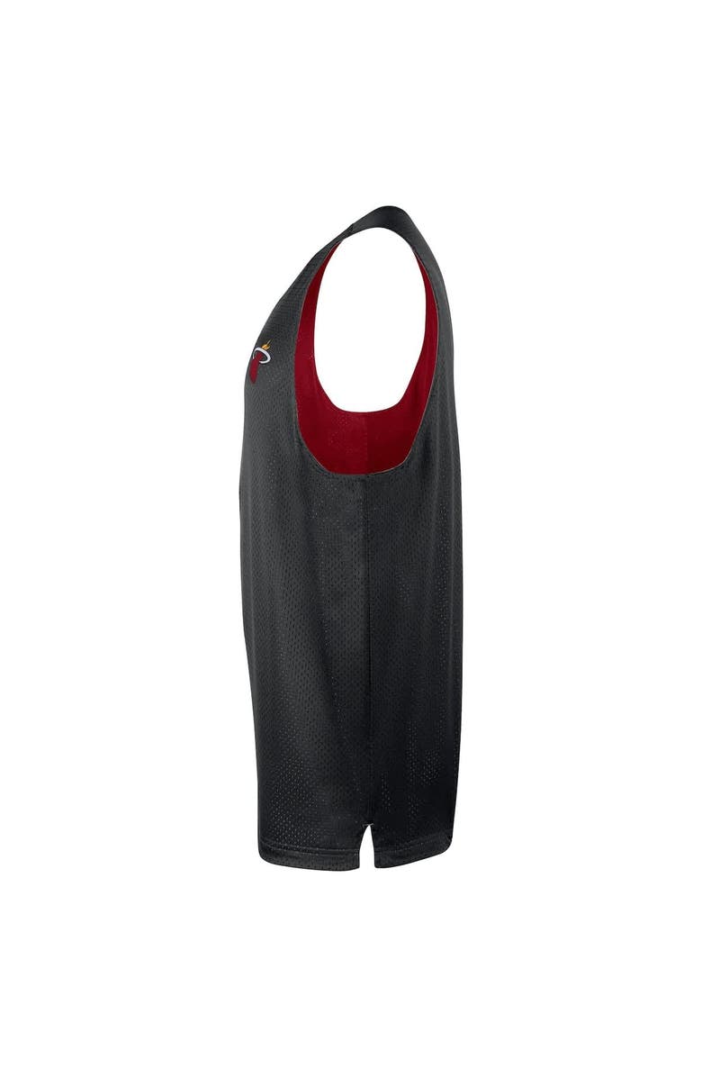 Nike Men's Nike Red/Black Miami Heat Courtside Reversible Mesh Practice Jersey, Alternate, color, Red