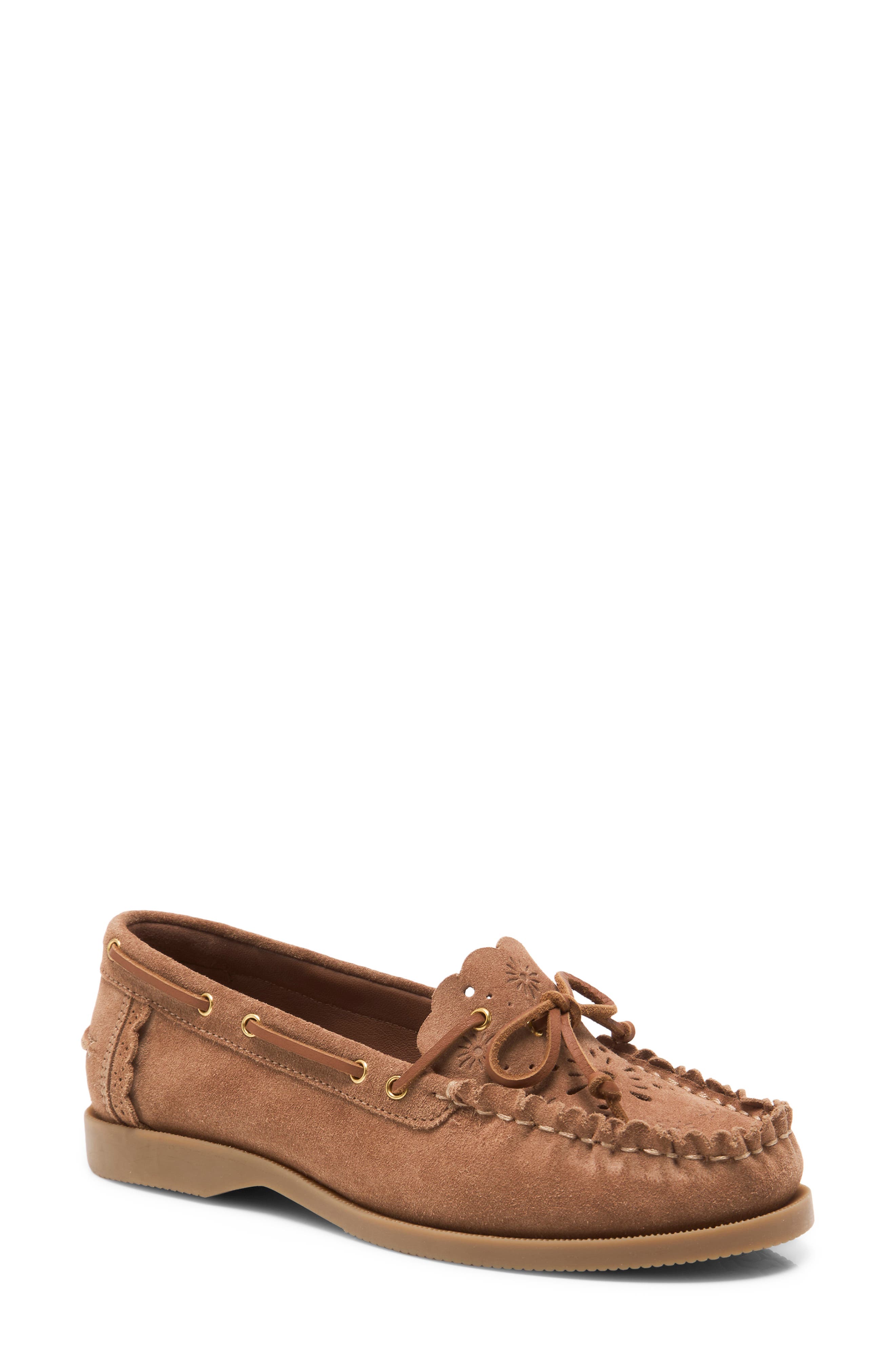 Free People Lagoon Cutout Boat Shoe, Main, color, 