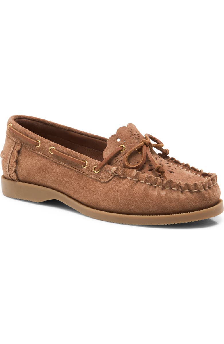 Free People Lagoon Cutout Boat Shoe, Main, color,