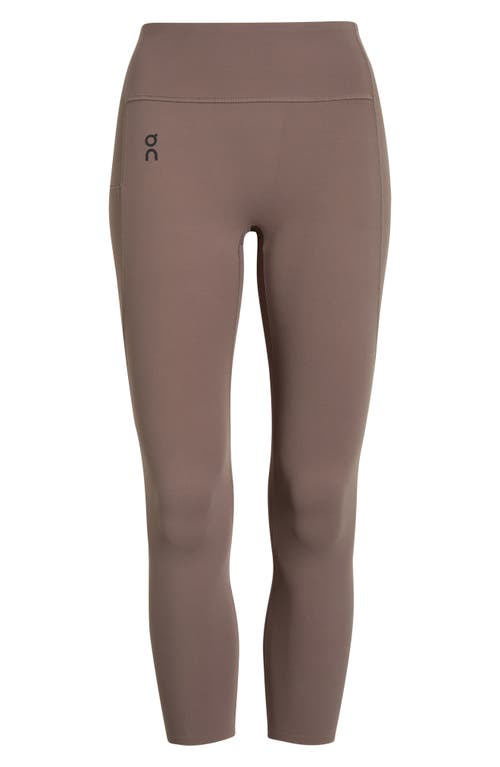 On Studio Crop Leggings In Neutral