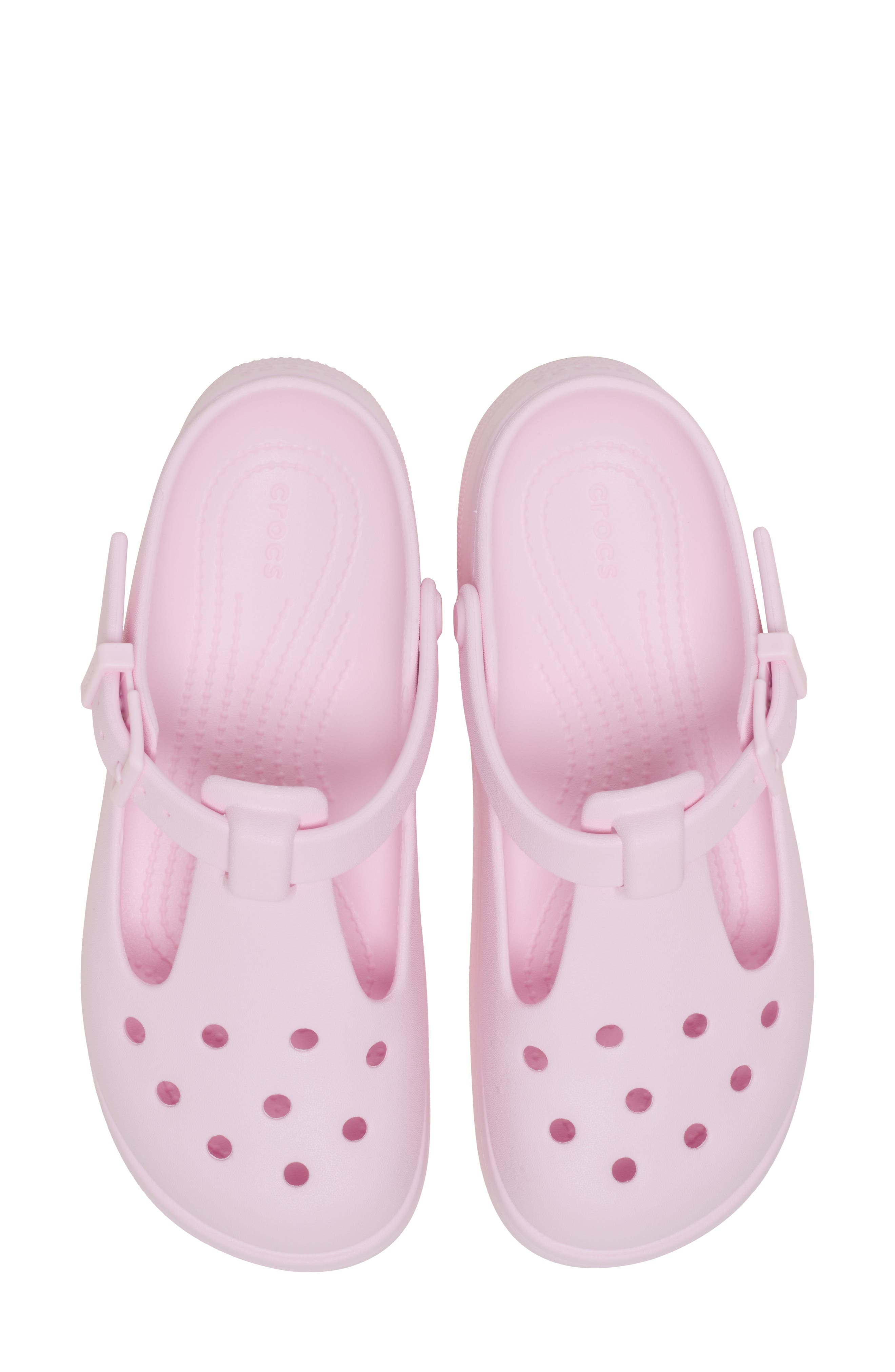 CROCS Gender Inclusive Classic Mary Jane Clog, Alternate, color, Pink Milk