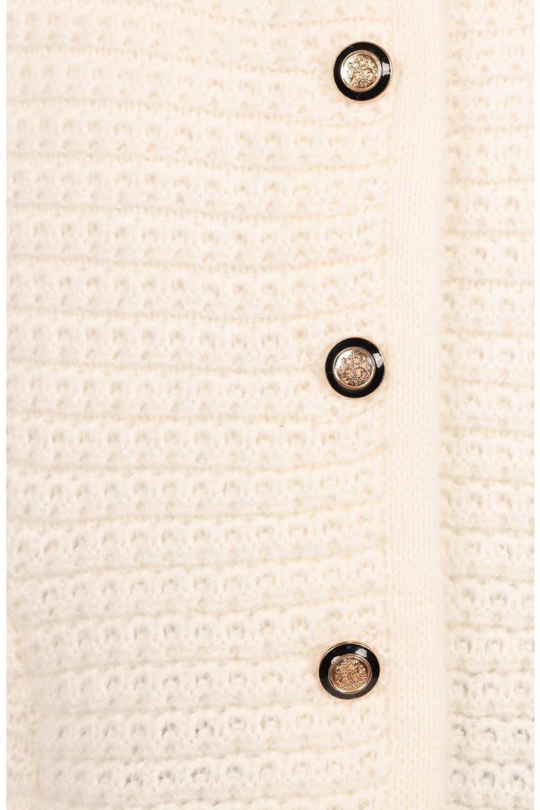 Deckett Crop Cardigan, Alternate, color, WHITE