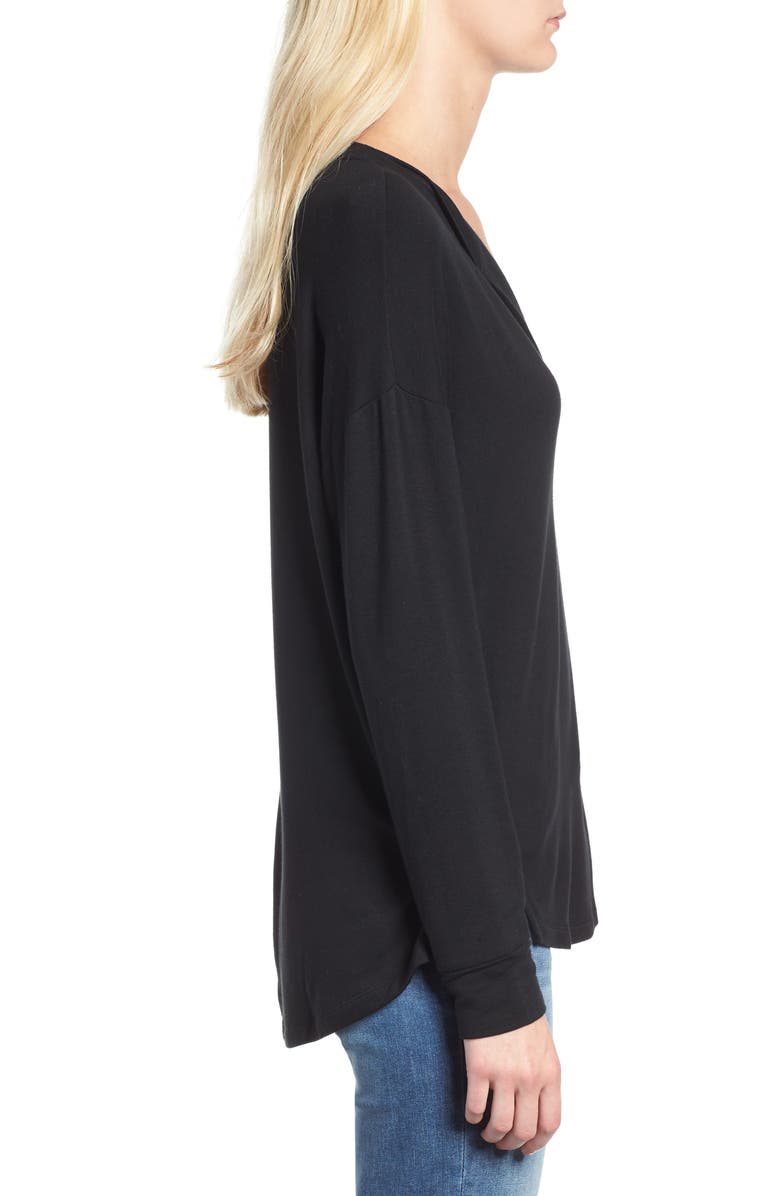 Lou & Grey Signaturesoft Split Neck Top, Alternate, color,