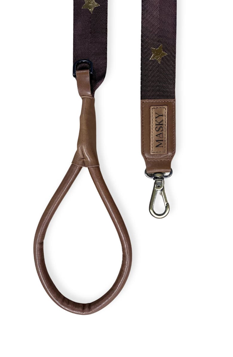 Masky Star Leash, Alternate, color, Cooper