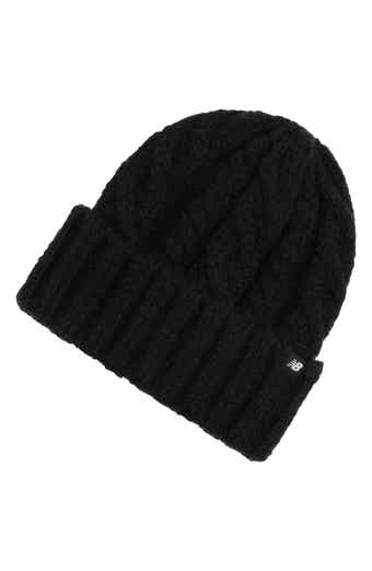 New Balance Tag Cable Knit Beanie