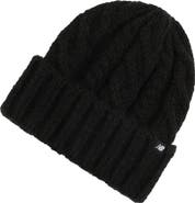 New Balance Tag Cable Knit Beanie