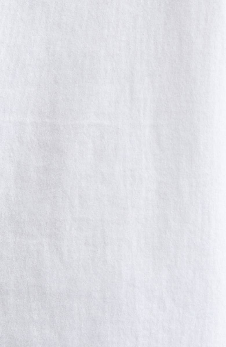 JW Anderson Panelled Anchor Embroidered Crop T-Shirt, Alternate, color, White