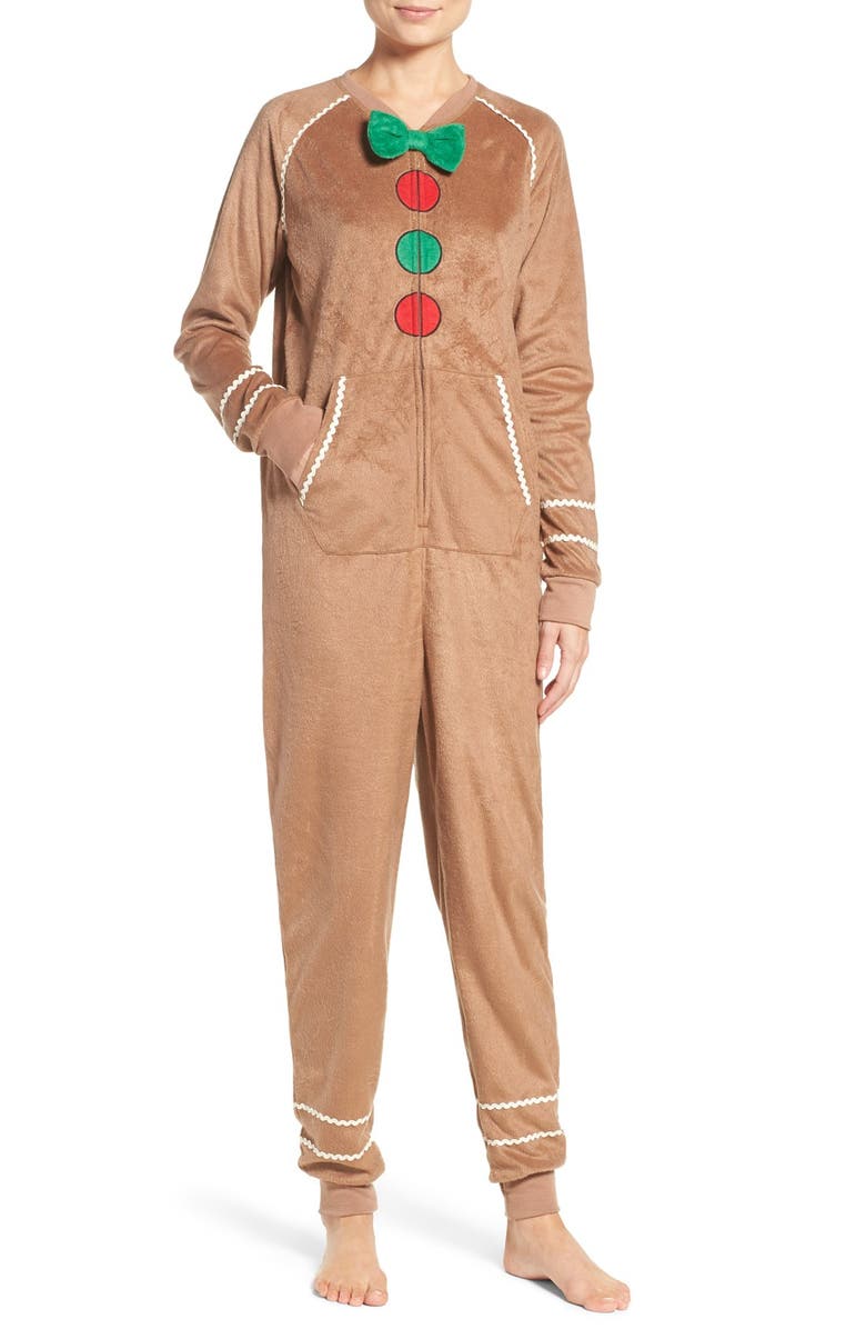 COZY ZOE Holiday One-Piece Pajamas, Main, color, 