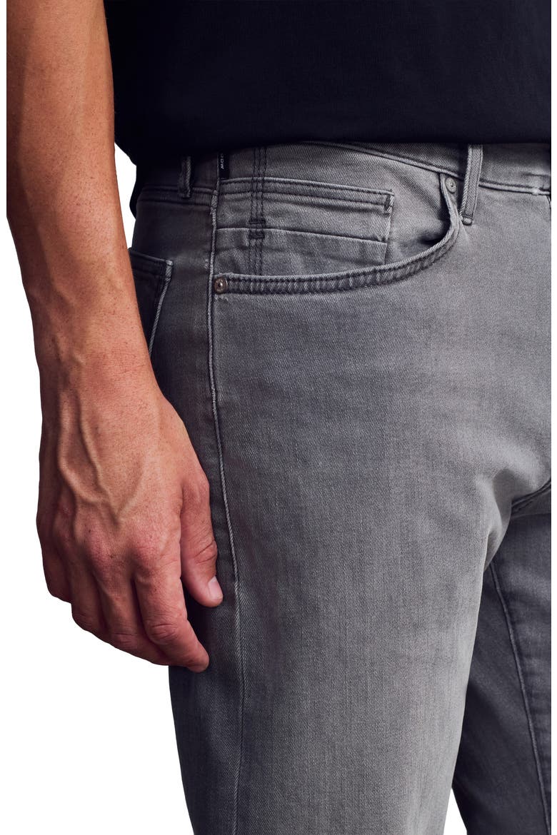 Bridge Straight Leg Jeans, Alternate, color, MID SMOKE BRUSHED
