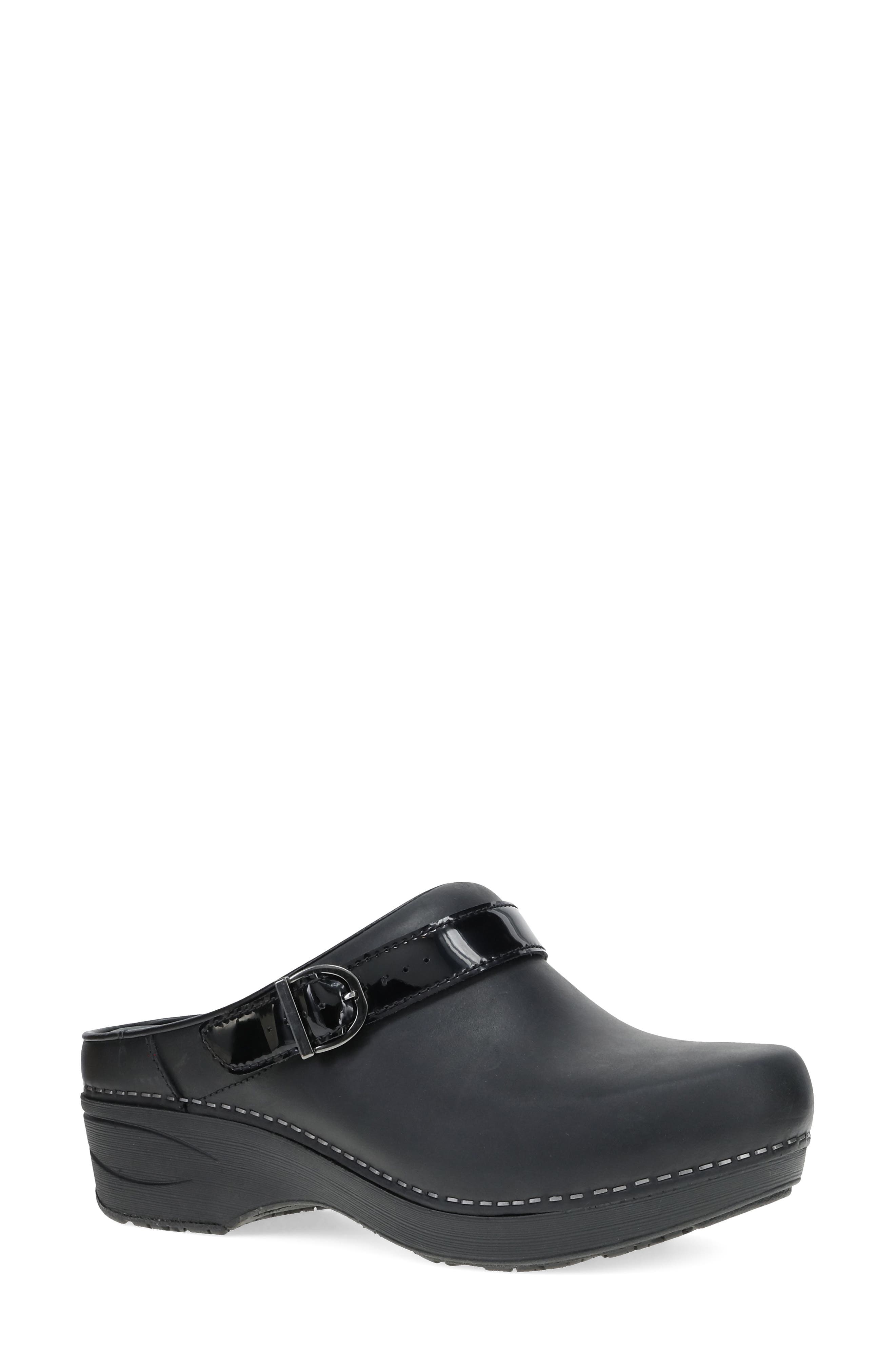 Waverly Clog, Main, color, BLACK/ BLACK
