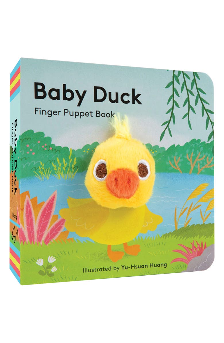 Chronicle Books 'Baby Duck' Finger Puppet Board Book, Main, color, 