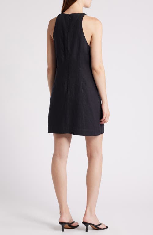 & Other Stories Cutaway Linen Tank In Black