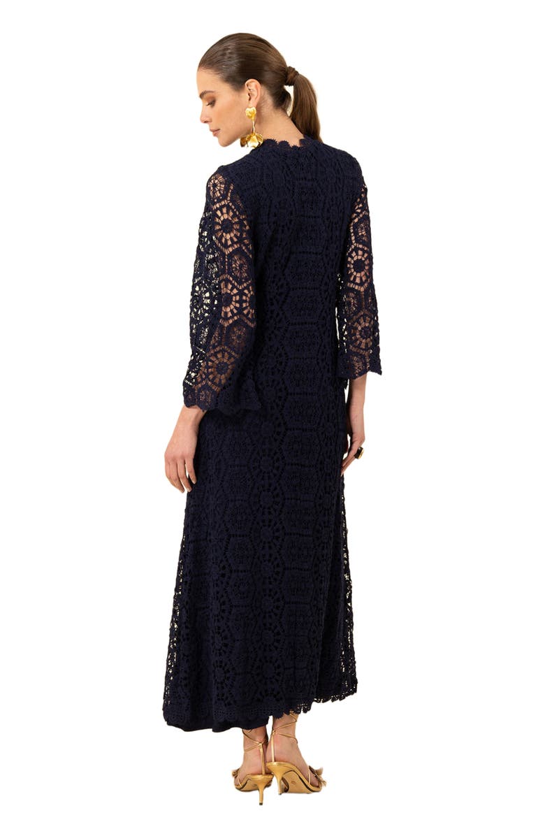 Hale Bob Amirah Crochet Maxi Dress, Alternate, color, 