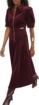 MINT VELVET Corduroy Maxi Dress