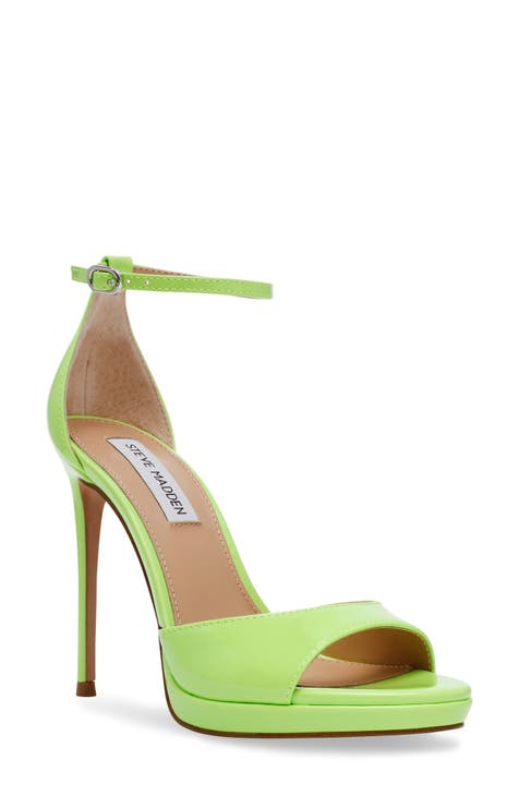 Neon green heels size 11 hotsell