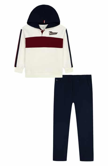 Kids' Henley Hoodie & Pants Set