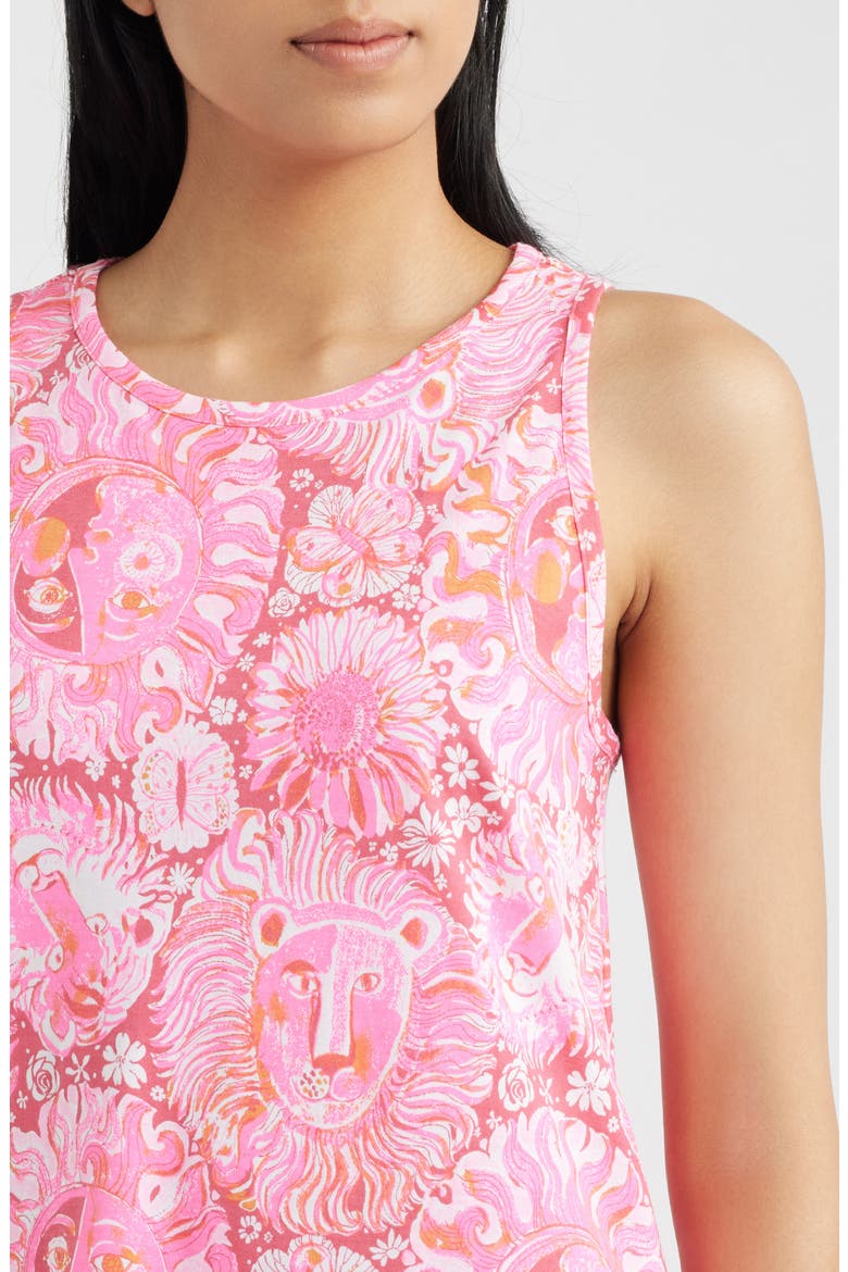 Dixi Cotton Jersey Minidress, Alternate, color, PARADISE PUNCH JIMS STUFF