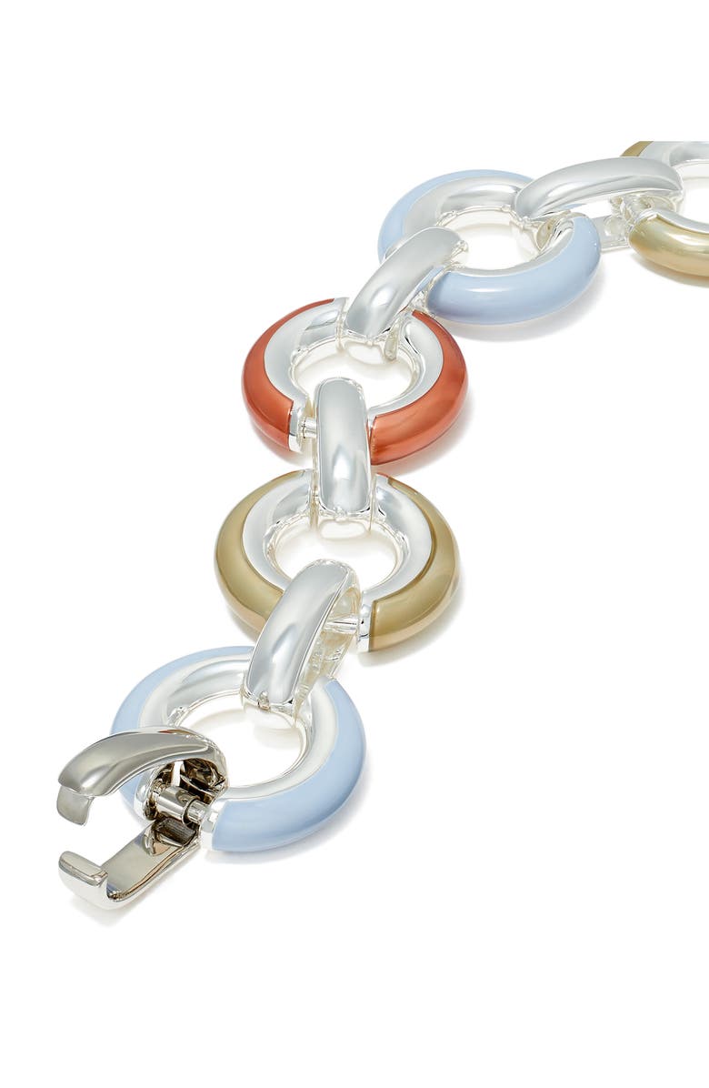 Tory Burch Donut Link Bracelet, Alternate, color, 