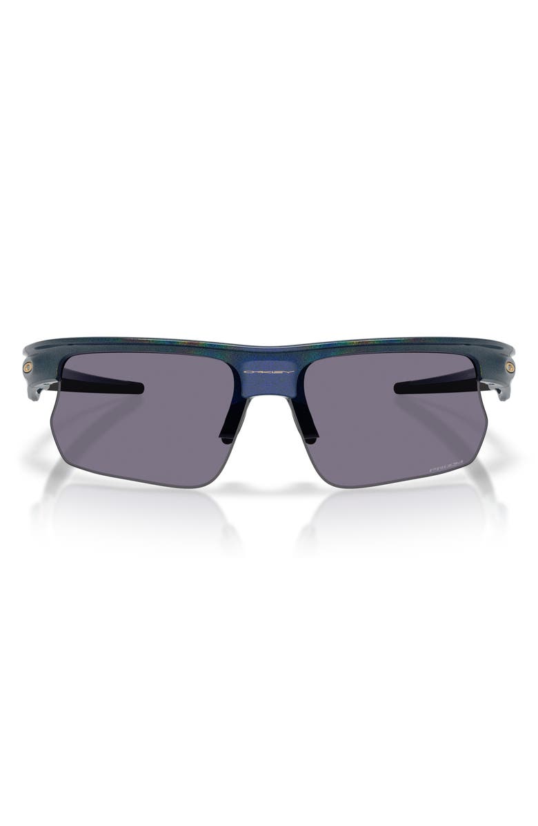 Oakley BiSphaera<sup>™</sup> 68mm Oversize Gradient Prizm<sup>™</sup> Rectangular Sunglasses, Main, color, Abyss Spacedust / Prizm Grey