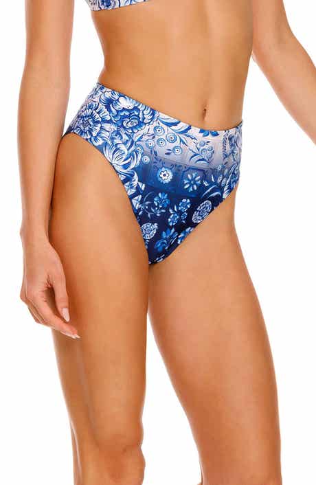 Agua Bendita Penelope Azure High Waist Bikini Bottoms