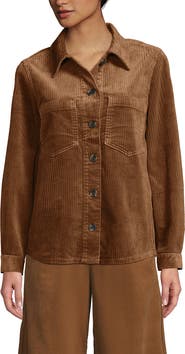 Lands' End Wide Wale Corduroy Shirt Jacket