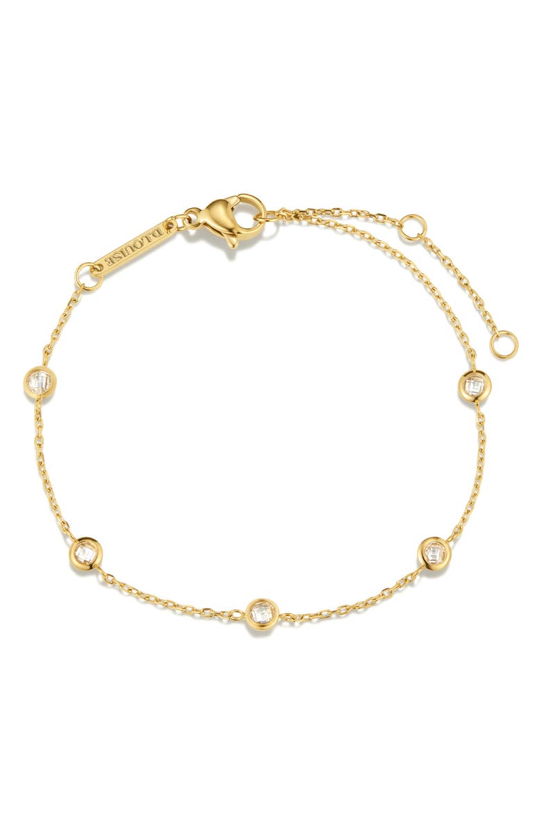 D.LOUISE Multi Stone Chain Bracelet, Main, color,