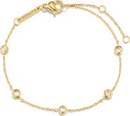 D.LOUISE Multi Stone Chain Bracelet