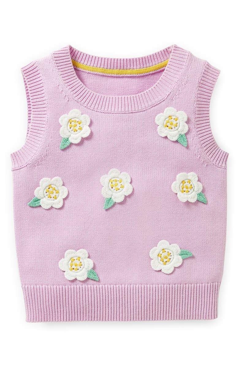 Mini Boden Kids' Knit Sweater Tank, Main, color, 