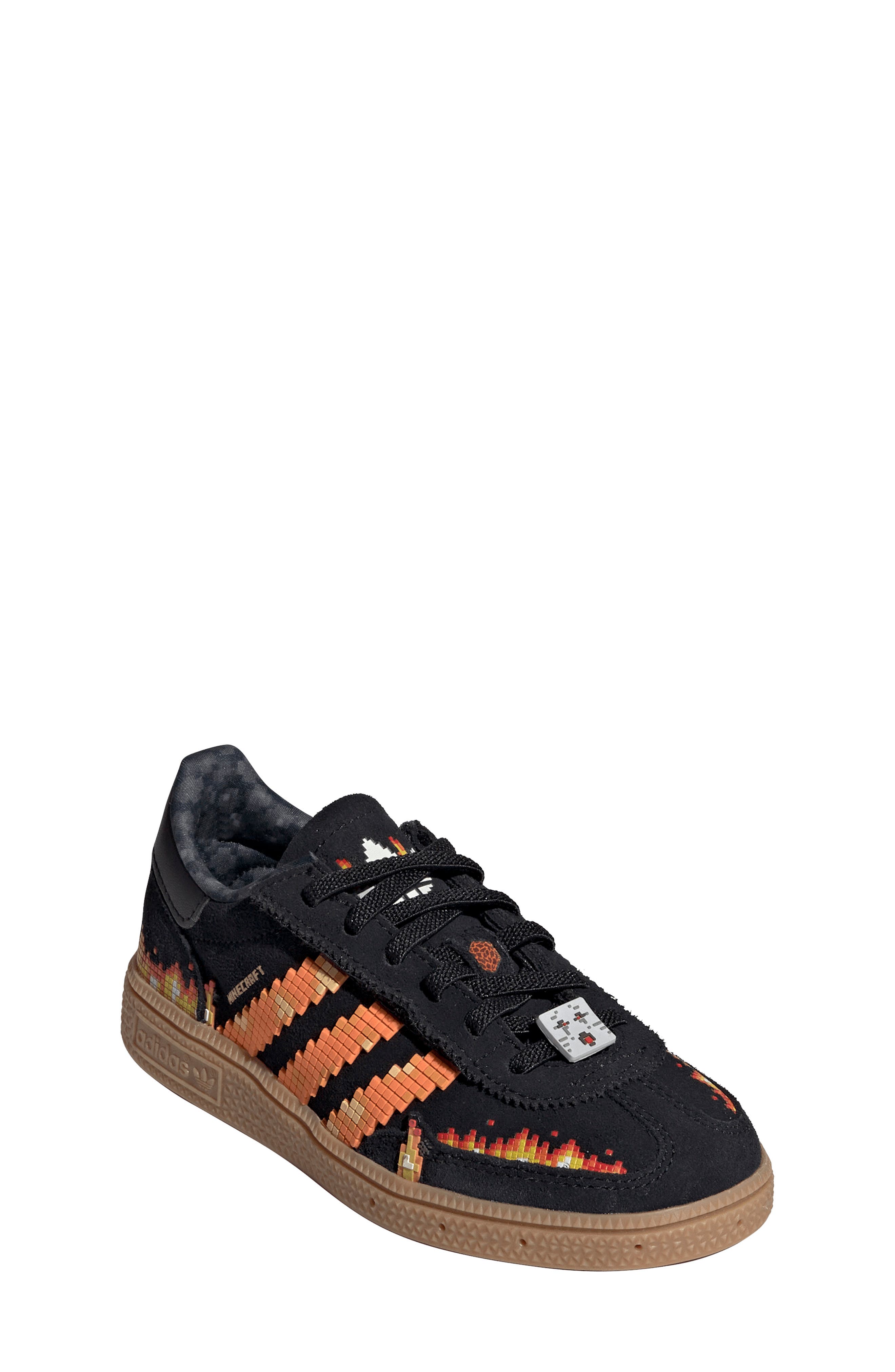 adidas Kids' Handball Spezial Sneaker, Main, color, Black/ Orange/ White
