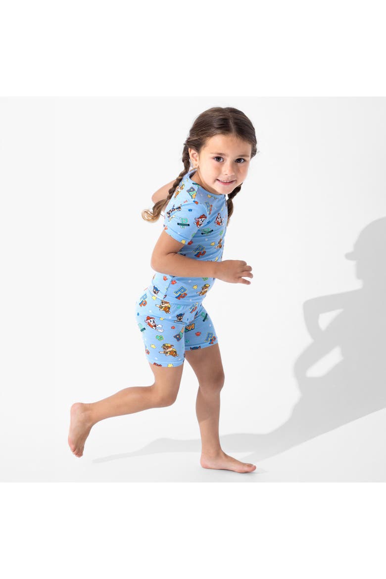 PAW Patrol Varsity Blue Kids 2-Piece Short Sleeve & Shorts Pajama Set, Alternate, color, PAW Patrol: Varsity Blue