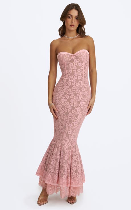 Rosalyn Lace Sweetheart Maxi Mermaid Dress