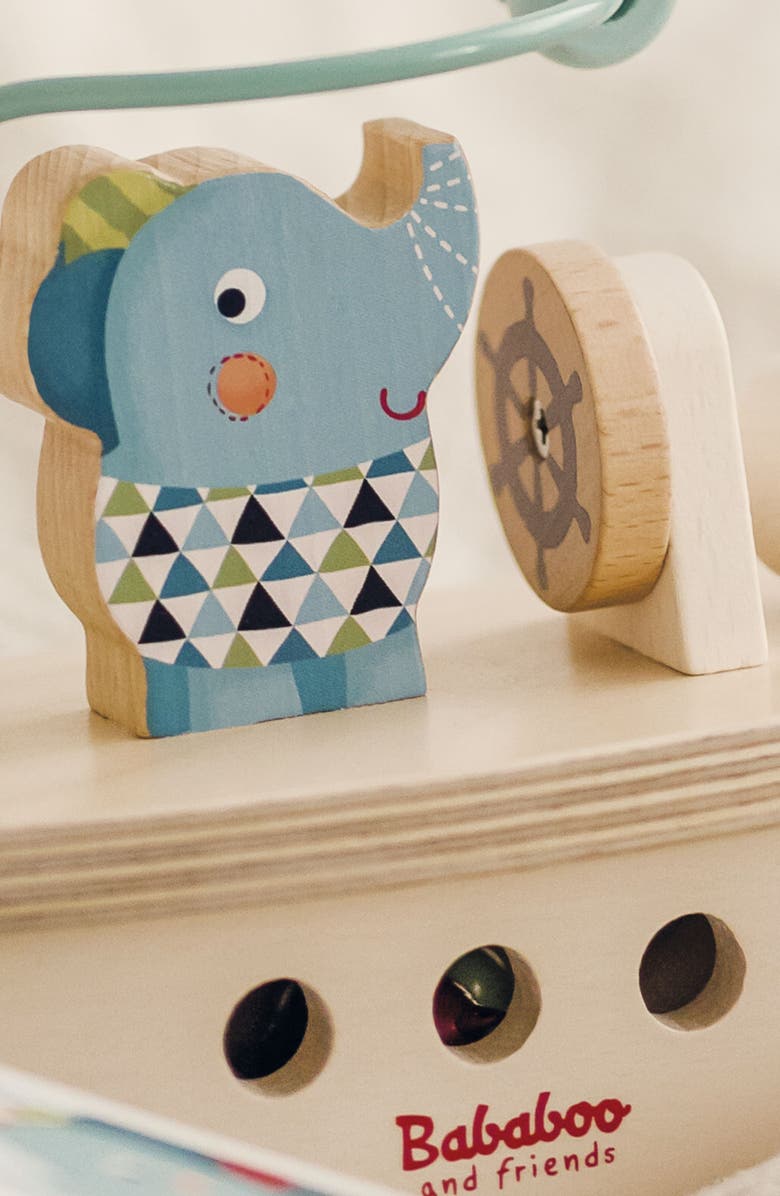 Bababoo and friends<sup>®</sup> Lolo Elephant Boat Bead Maze, Alternate, color, Mutli / Turquoise