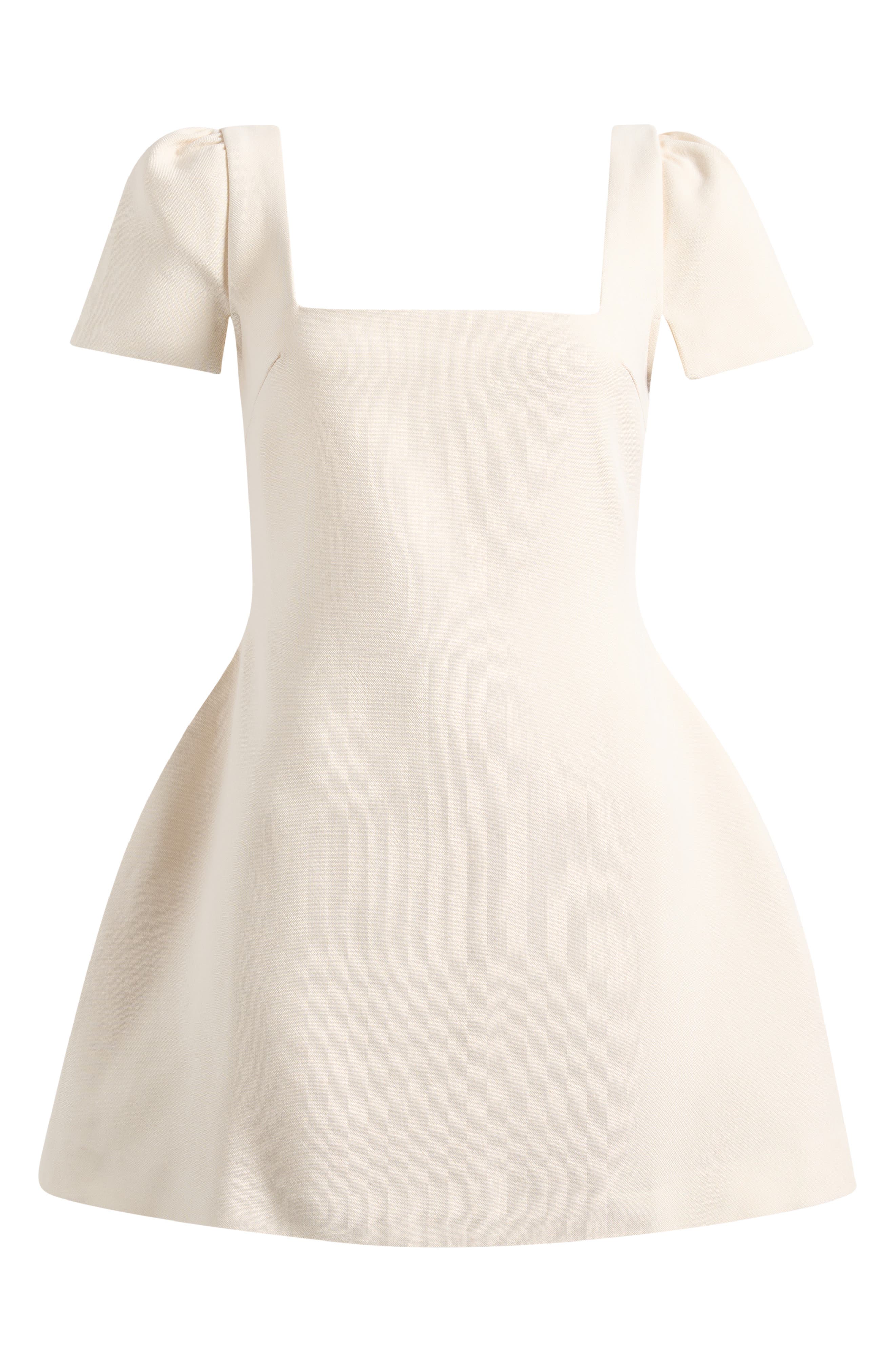 Odd Muse Square Neck Fit & Flare Minidress In White