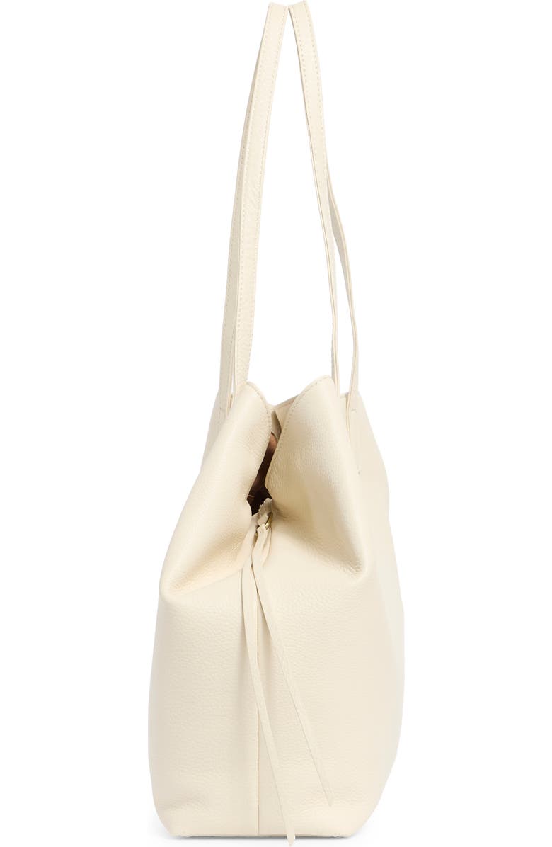 HOBO Medium Kingston Leather Tote, Alternate, color, Ivory