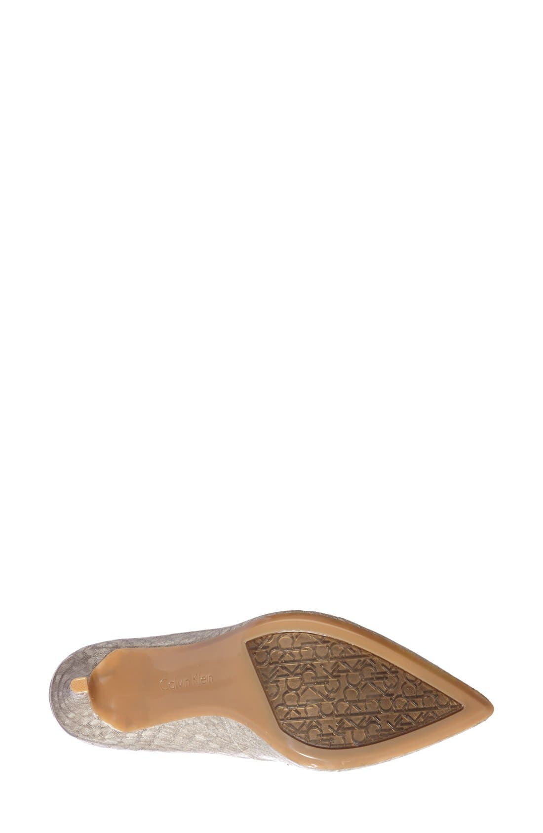 Gayle Pointed Toe Pump, Alternate, color, GREY