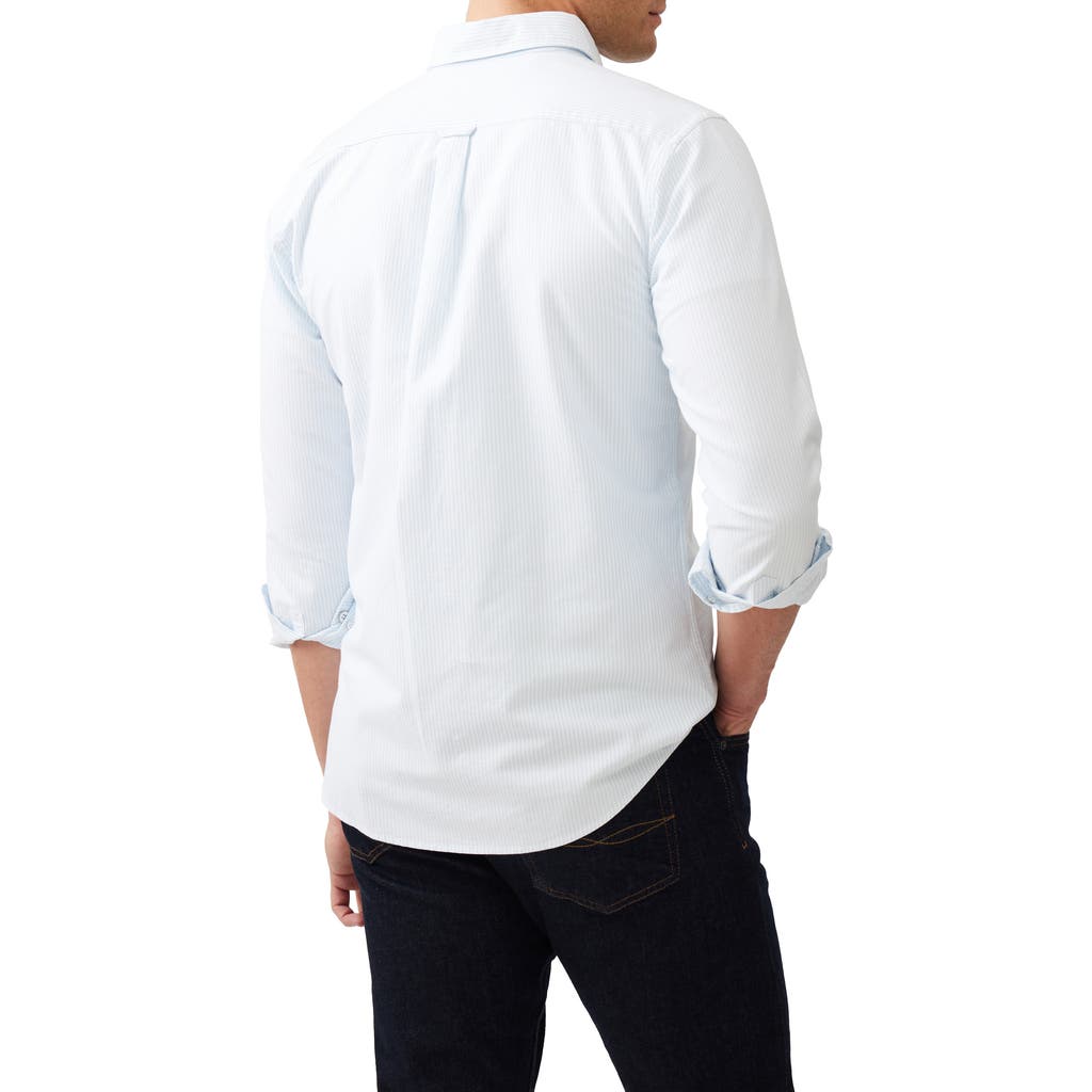 Rodd & Gunn South Island Stripe Button-up Shirt In Capri
