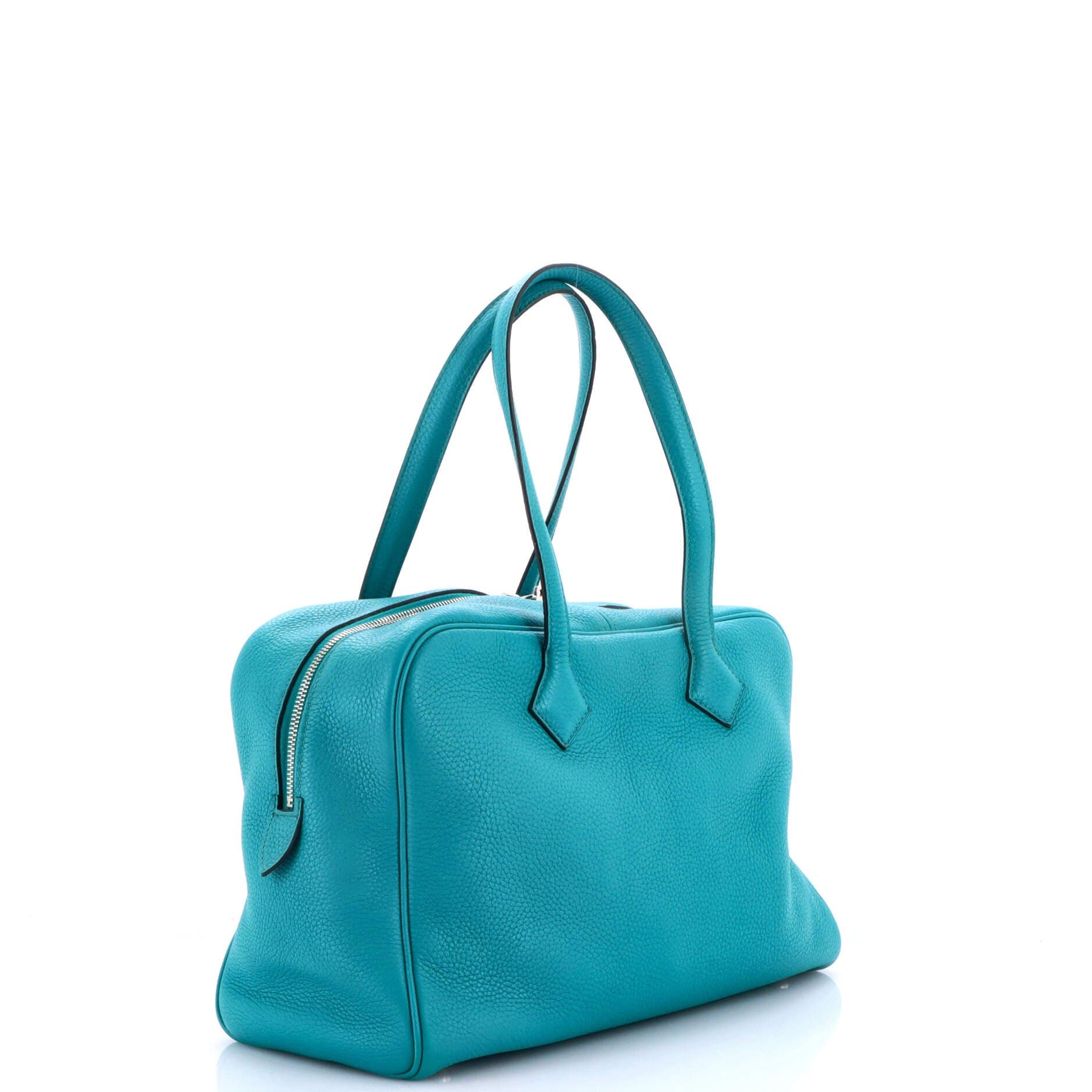 Victoria II Bag Clemence 35, Alternate, color, Bleu Paon
